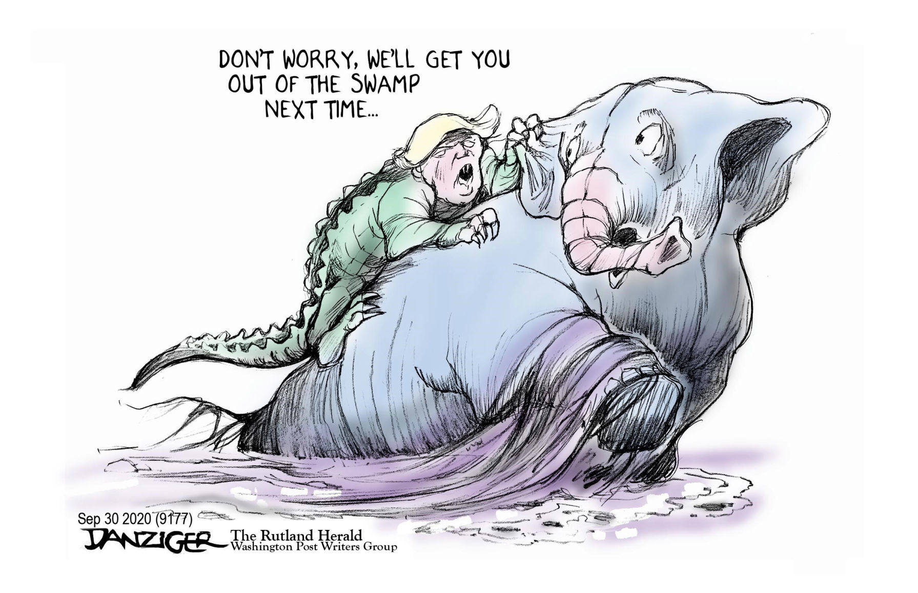 Jeff Danziger editorial cartoon